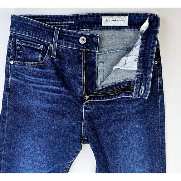 AG Adriano Goldschmied Anthropologie Size 27X29 Women The High Rise Stevie Ankle - Picture 12 of 12